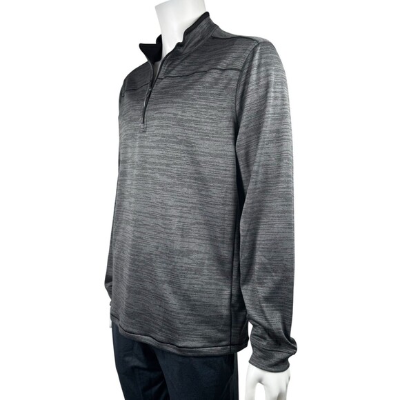 Pebble Beach Mens Large Gray Dry-Luxe Performance 1/4 Zip Shirt Pull Over New - Picture 9 of 10